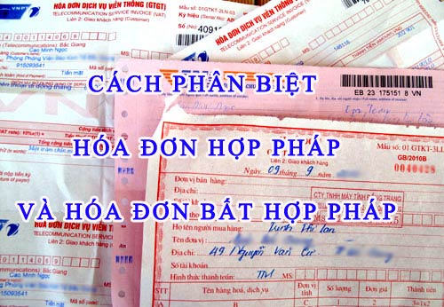 Nhận biết hóa đơn hợp pháp